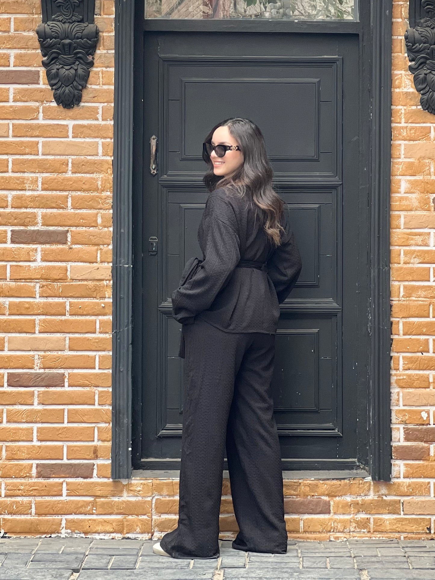 The Urban Knitwear Set for Summer (Black)