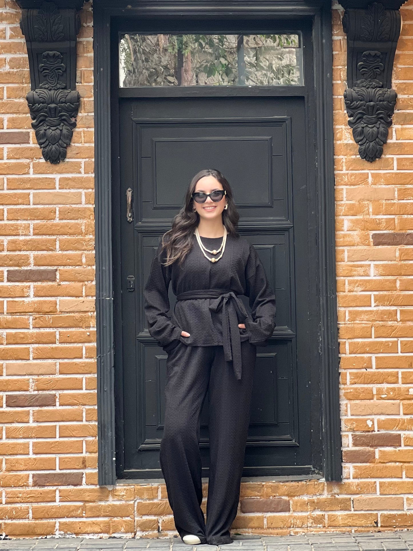 The Urban Knitwear Set for Summer (Black)