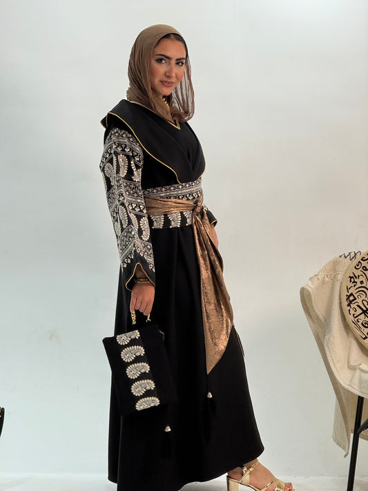 Luxury Midnight kaftan (Black)