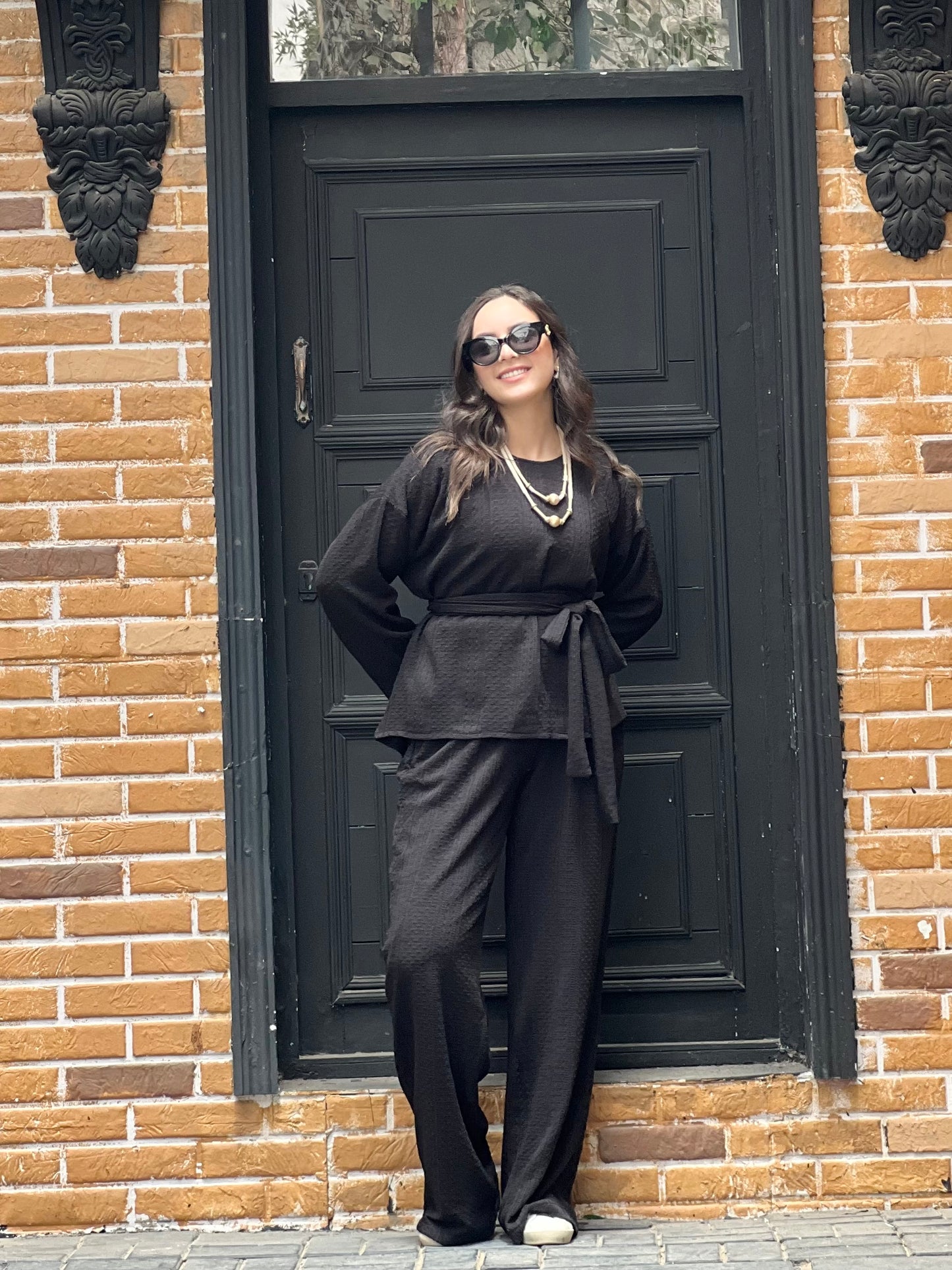 The Urban Knitwear Set for Summer (Black)
