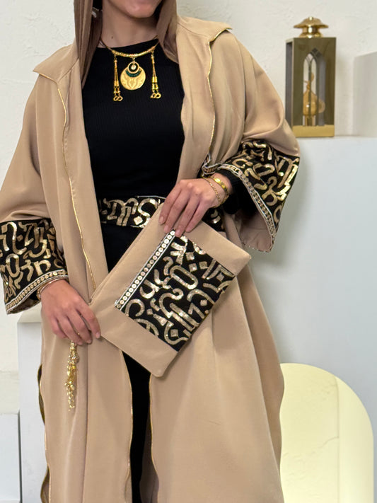 Sand Calligraphy Kaftan