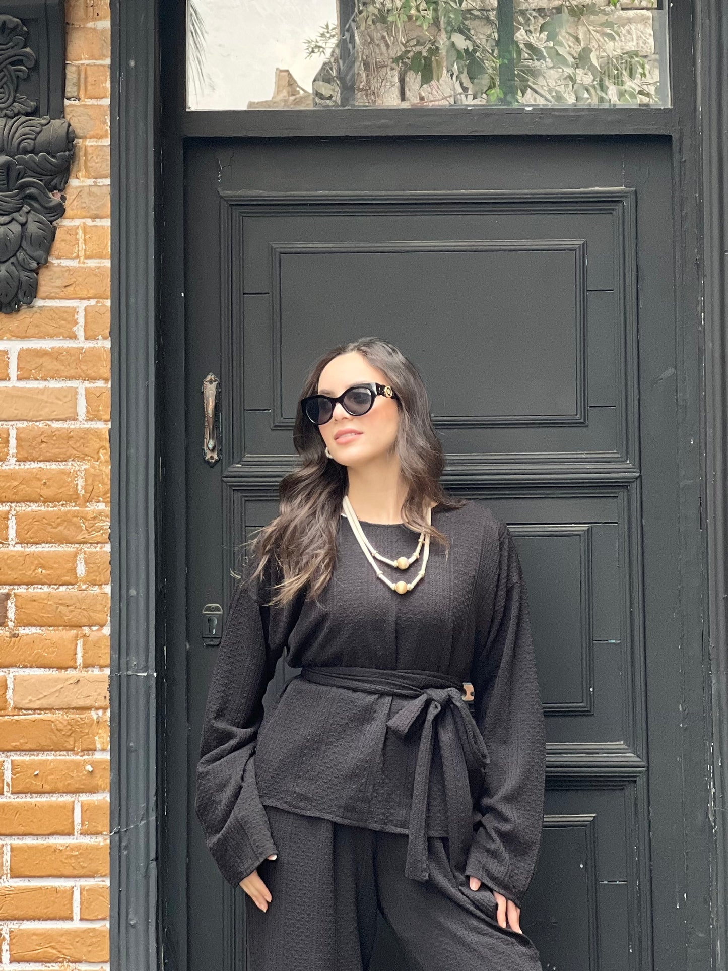 The Urban Knitwear Set for Summer (Black)