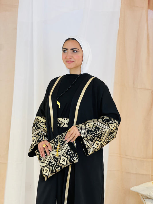El Tarek Collection (Black Gold kaftan)