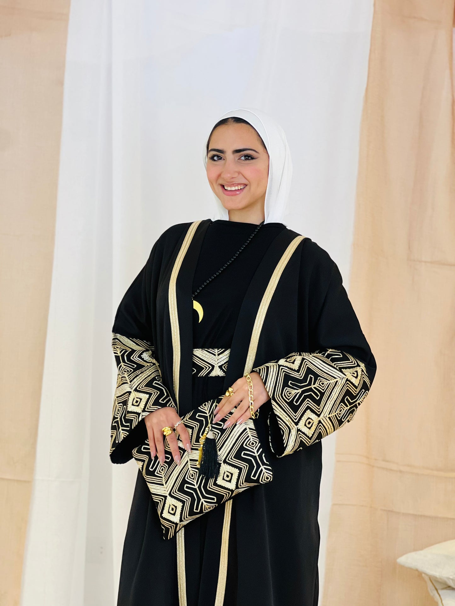 El Tarek Collection (Black Gold kaftan)