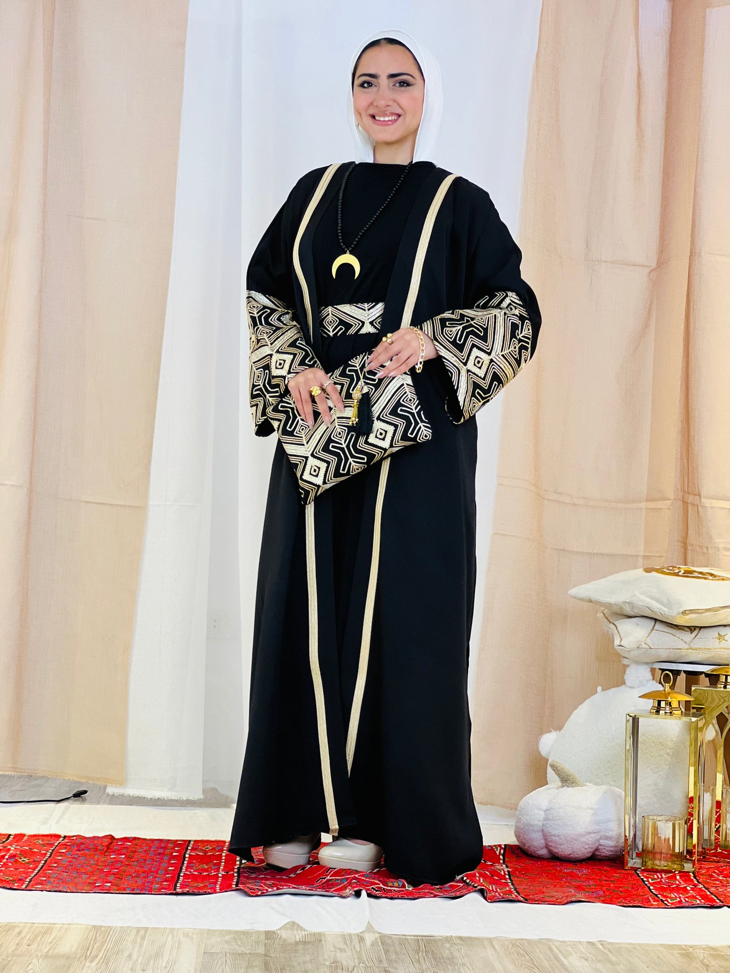 El Tarek Collection (Black Gold kaftan)