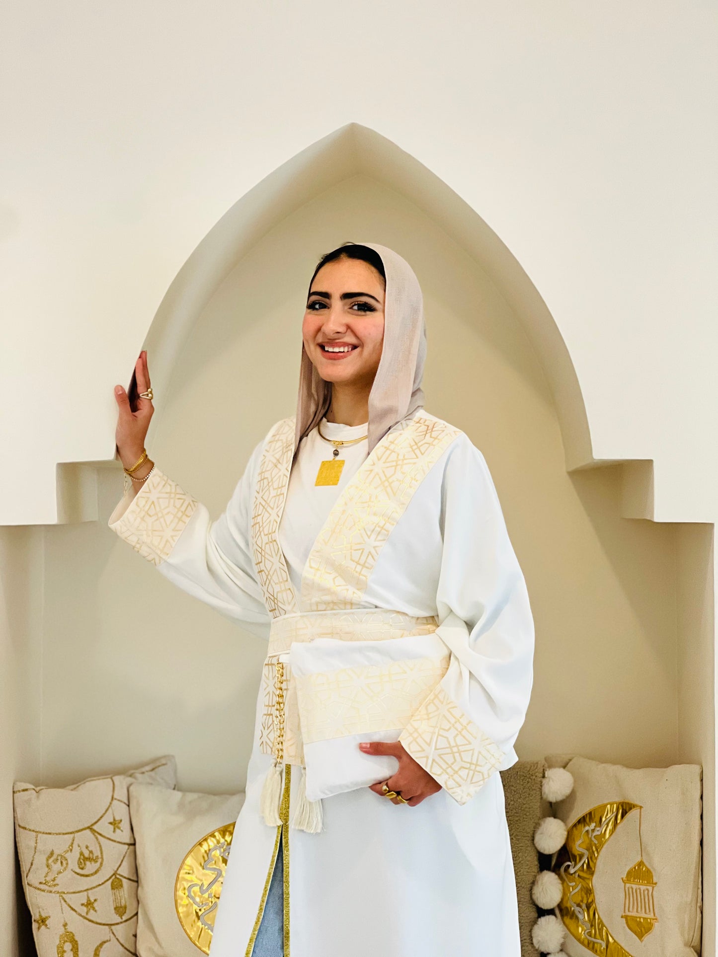 El Zahabi White Kaftan