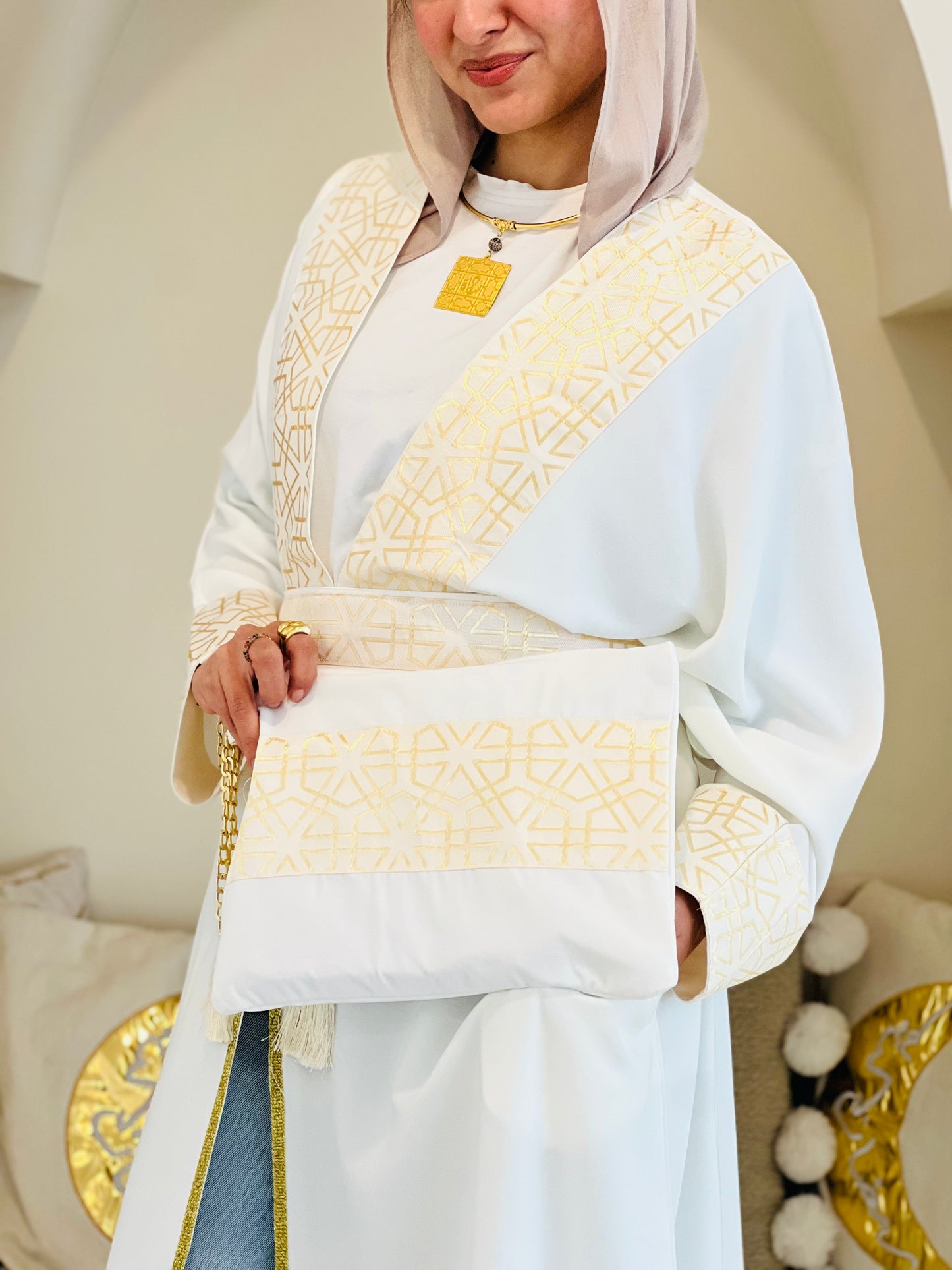 El Zahabi White Kaftan