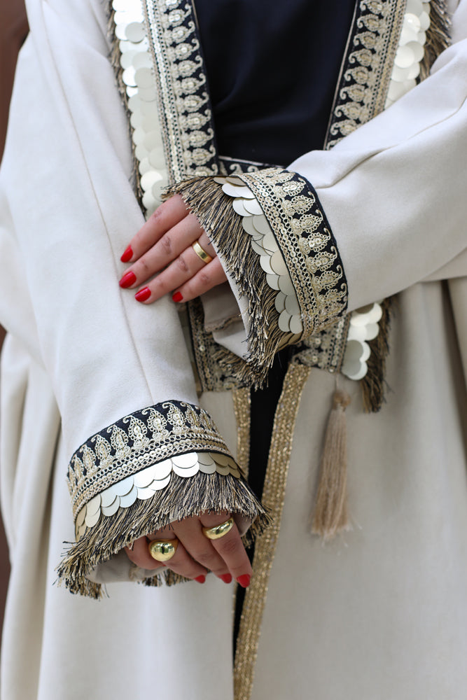 Torath Beige Kaftan
