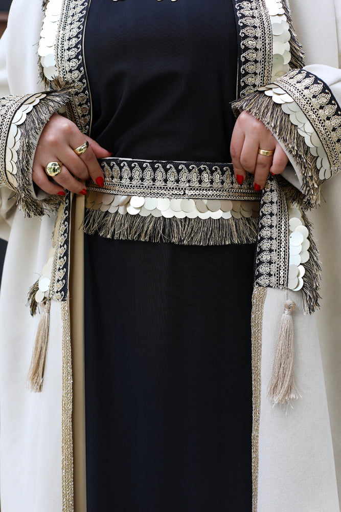 Torath Beige Kaftan