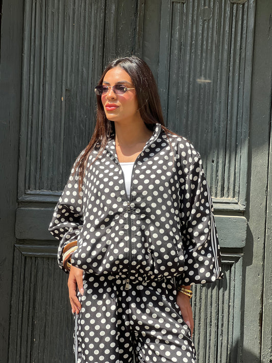 Polka Dots Set in Black