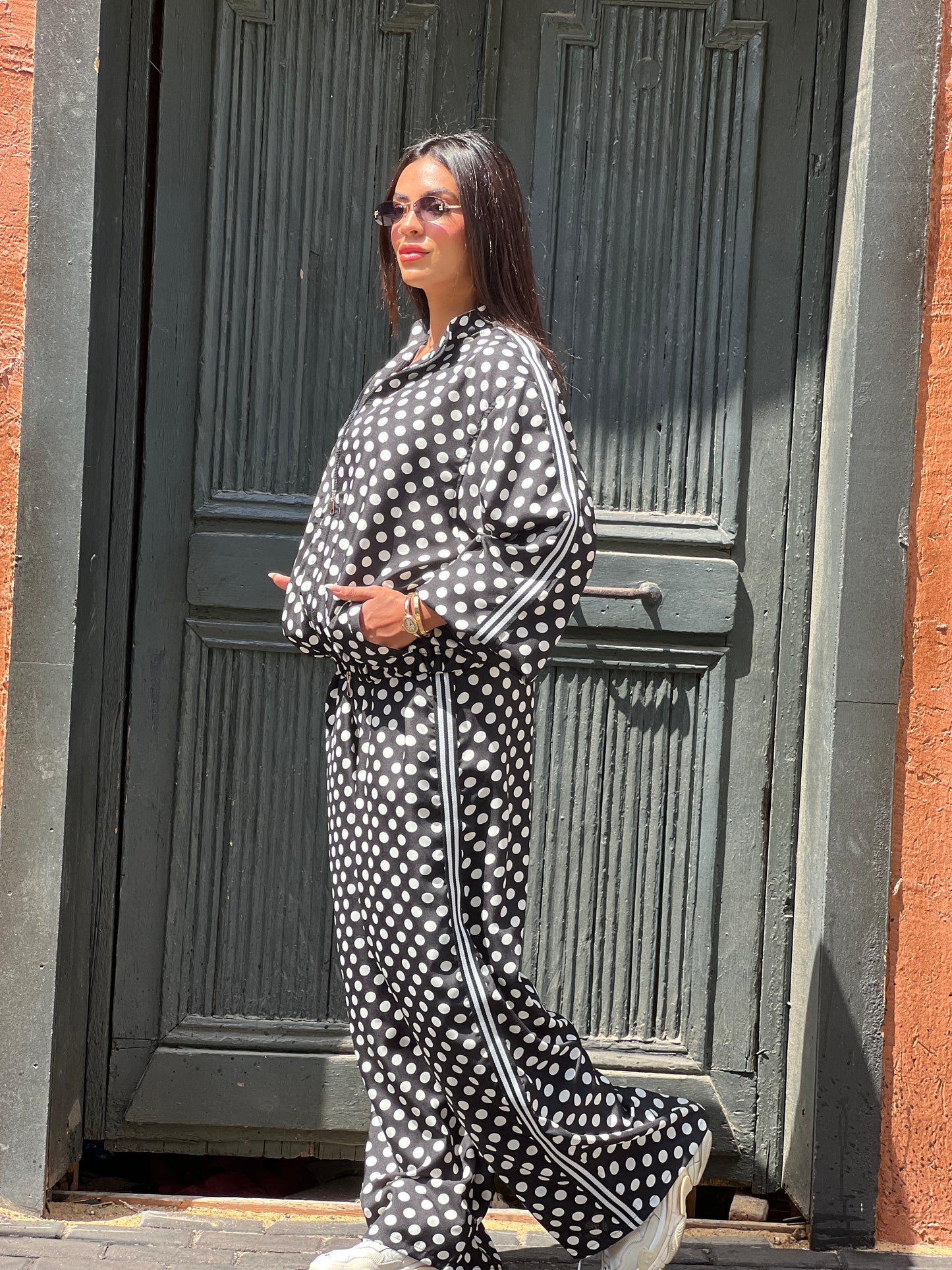 Polka Dots Set in Black