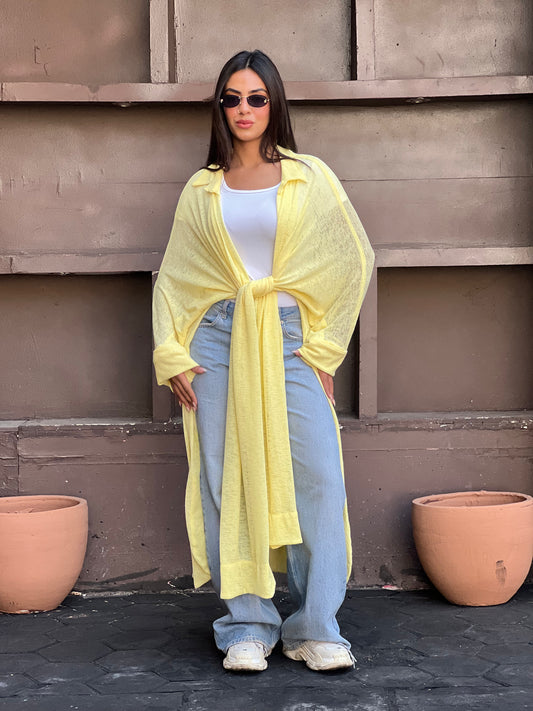 The Many Ways Cardigan in Yellow