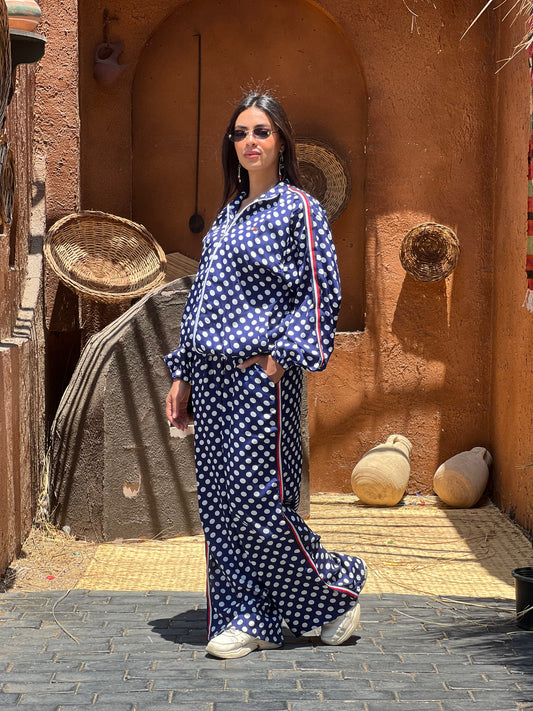 Polka Dots Set in Blue