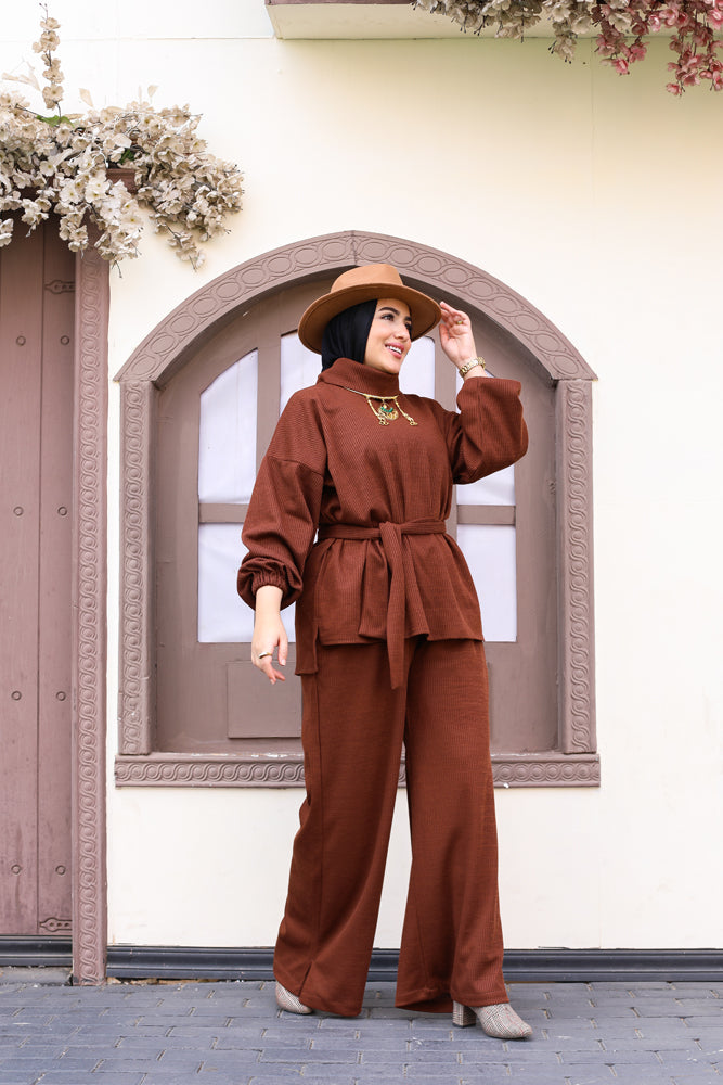 RIBBED KNIT SET