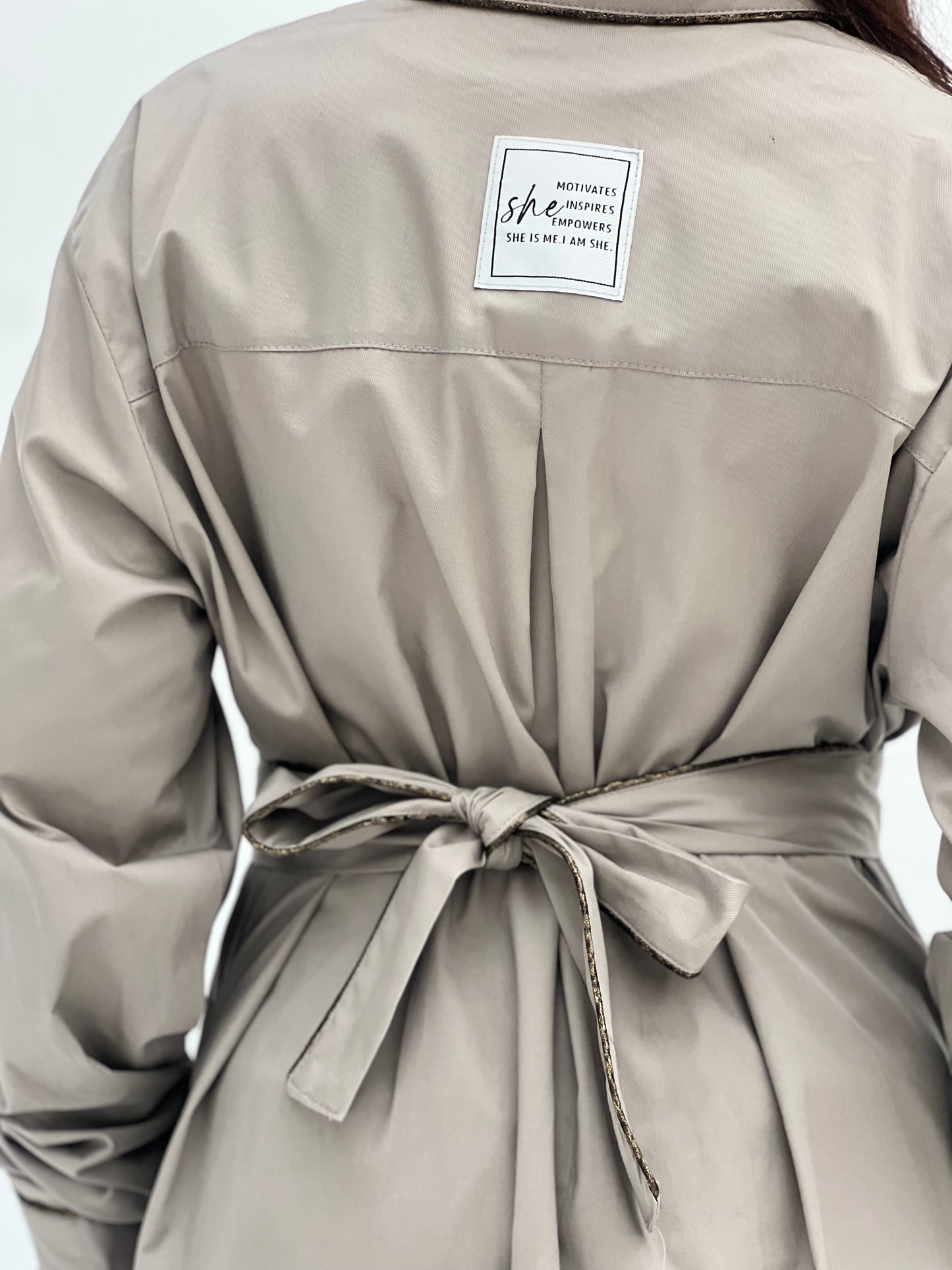 Light Grey Chemise Dress