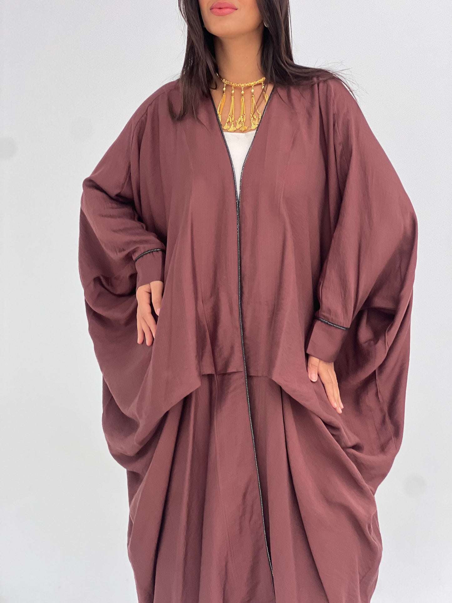 The Wine Maroon Cardigan