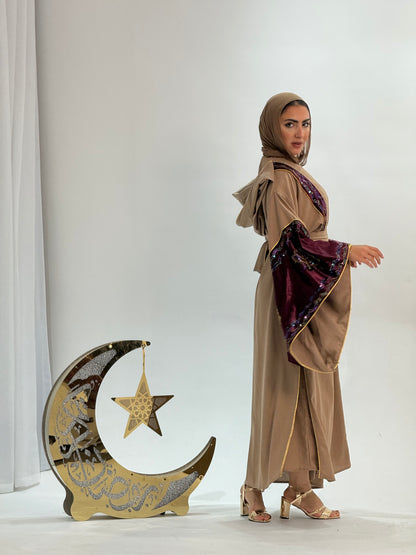 The Velvet Majesty kaftan (cafe maroon)