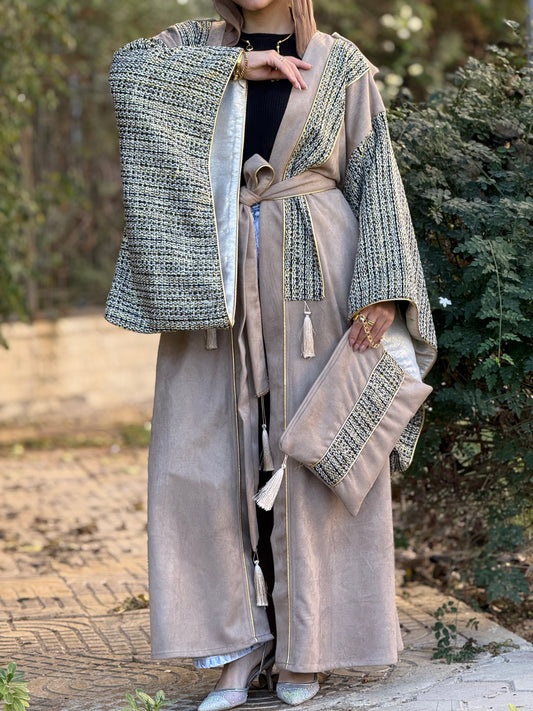 Mocha Shimmery kaftan