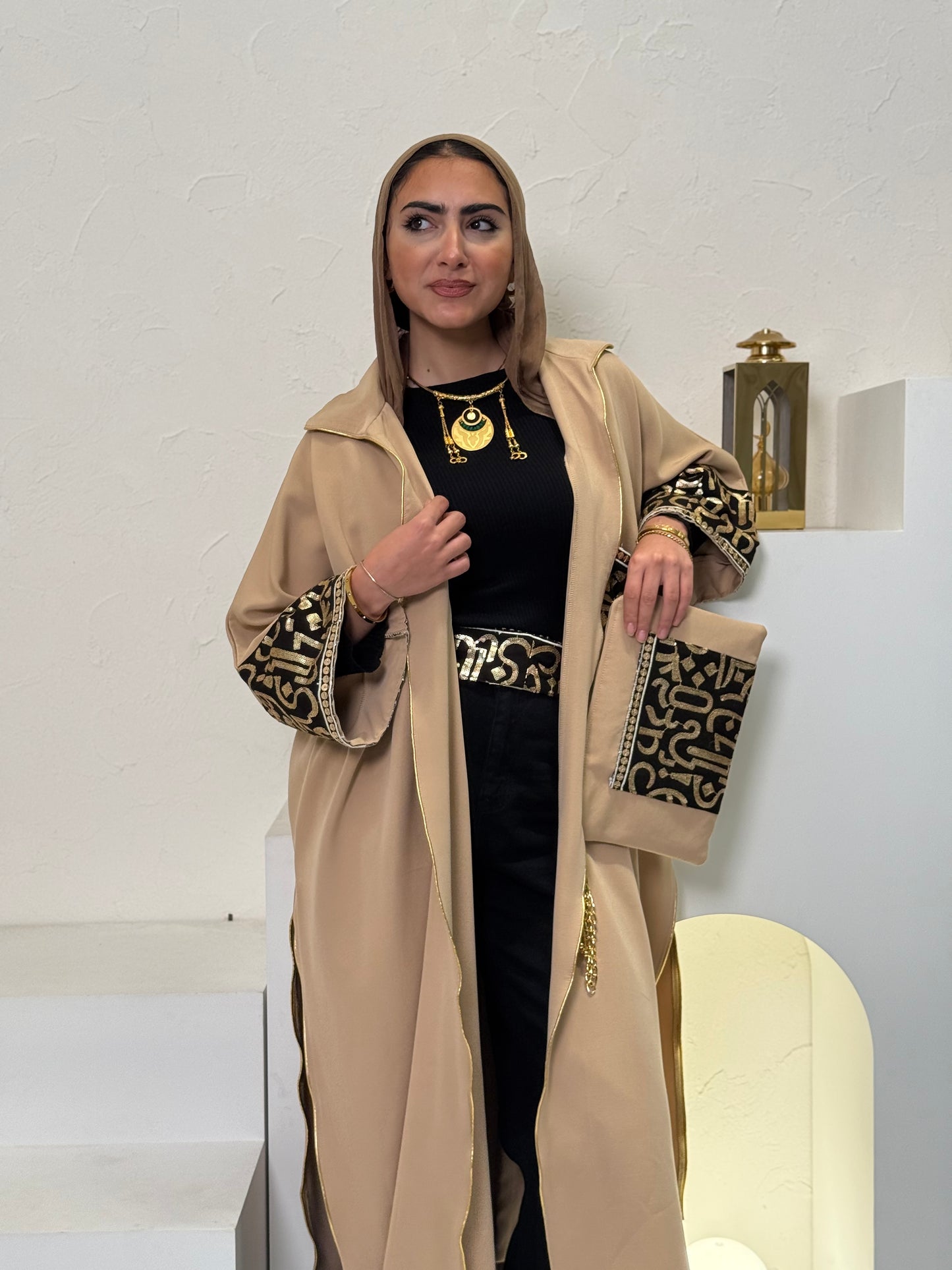 Sand Calligraphy Kaftan