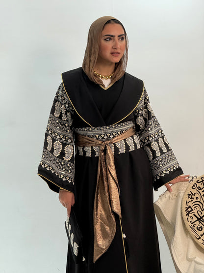 Luxury Midnight kaftan (Black)