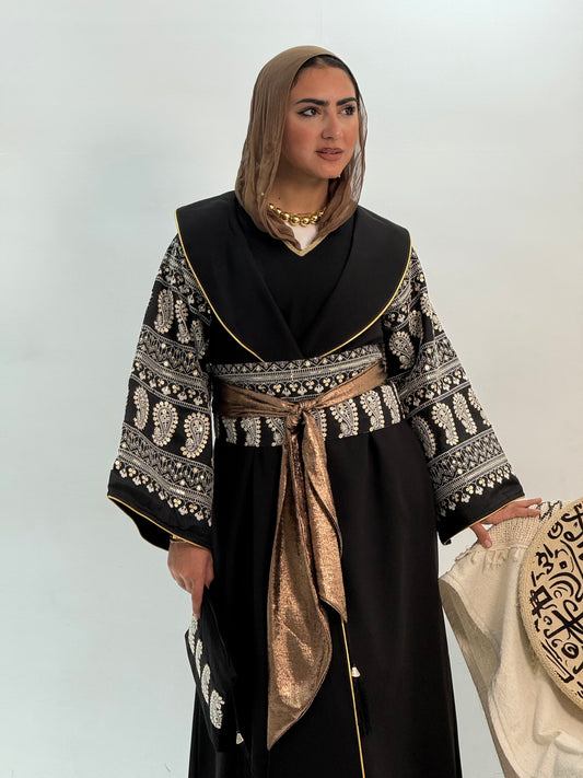 Luxury Midnight kaftan (Black)