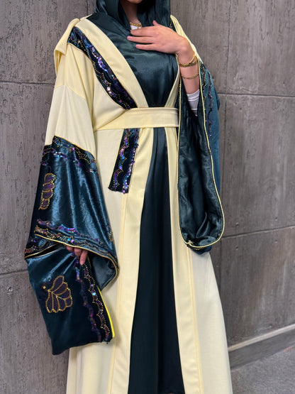 Emerald Golden Kaftan