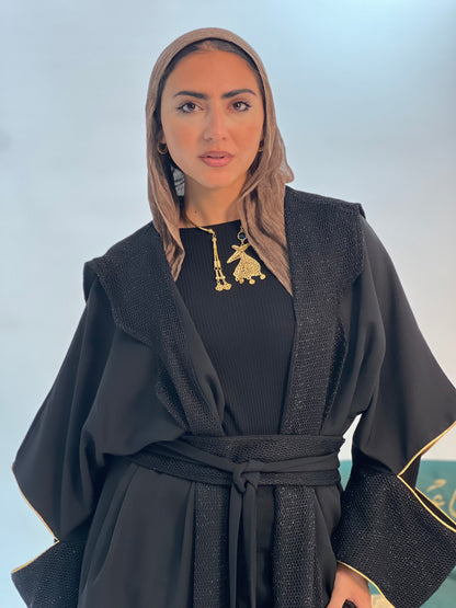Pure Black Kaftan