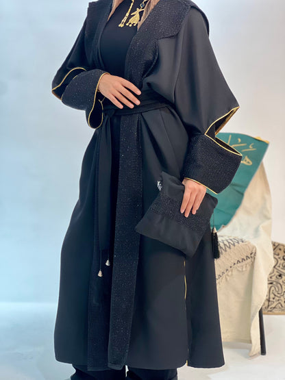 Pure Black Kaftan