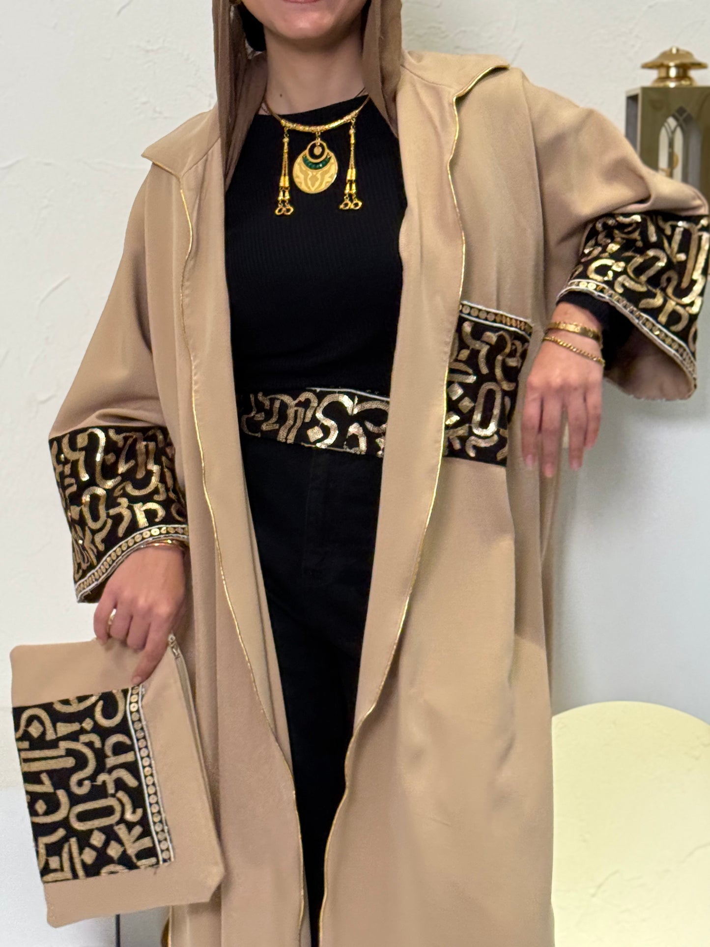 Sand Calligraphy Kaftan