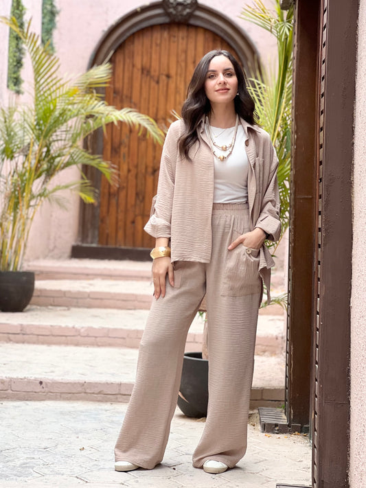 Fräulein linen set (Beige)
