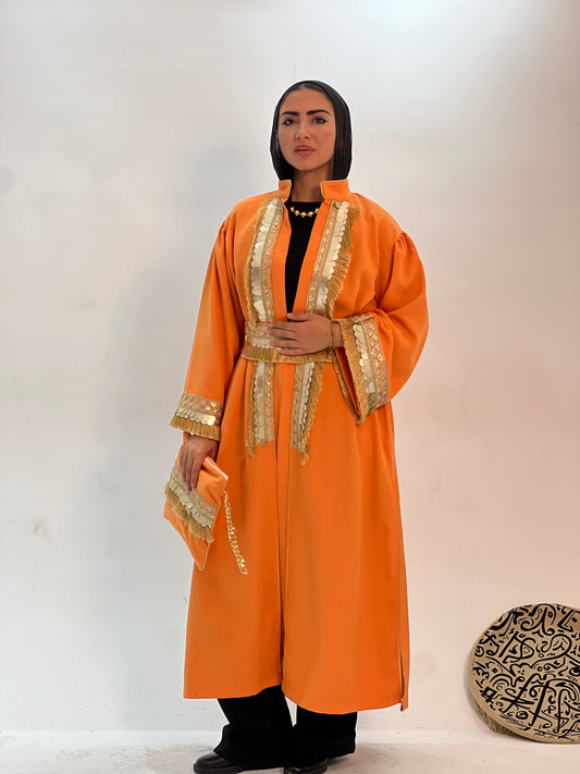 Orange Gold kaftan