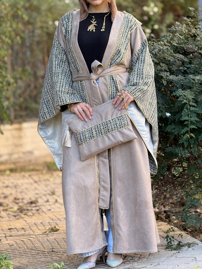 Mocha Shimmery kaftan