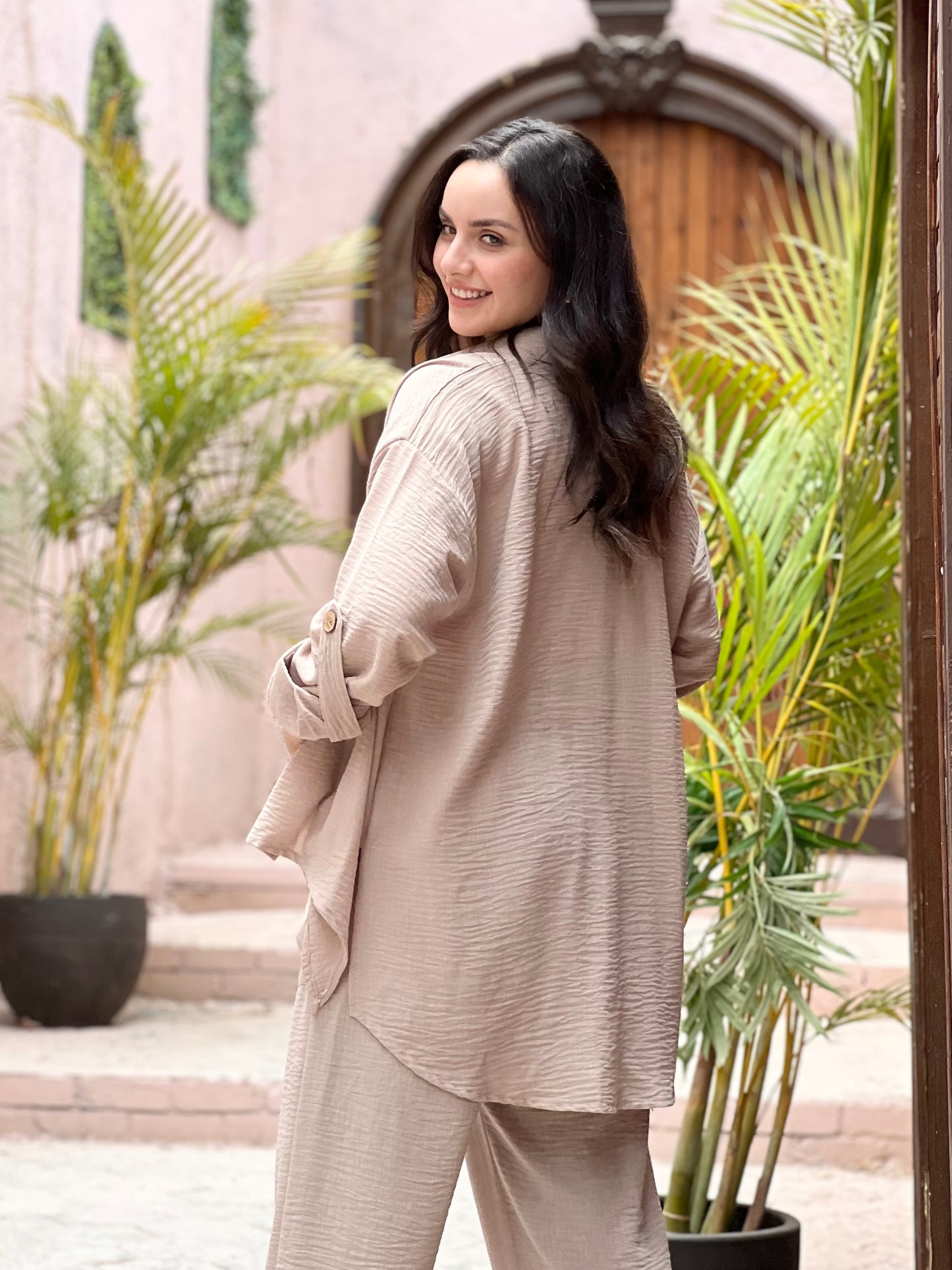 Fräulein linen set (Beige)
