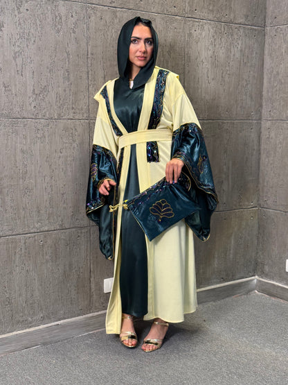 Emerald Golden Kaftan