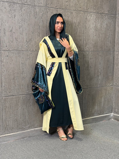 Emerald Golden Kaftan