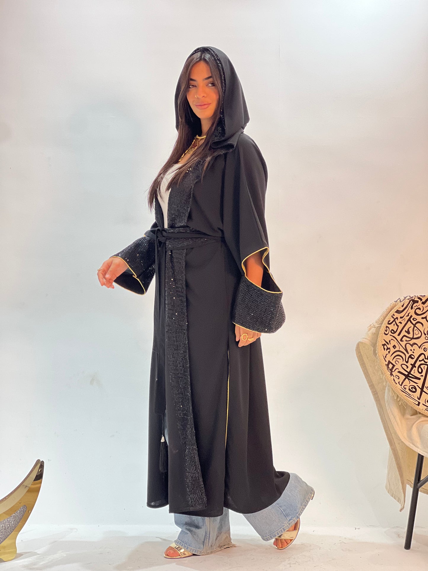 Black on Black Kaftan