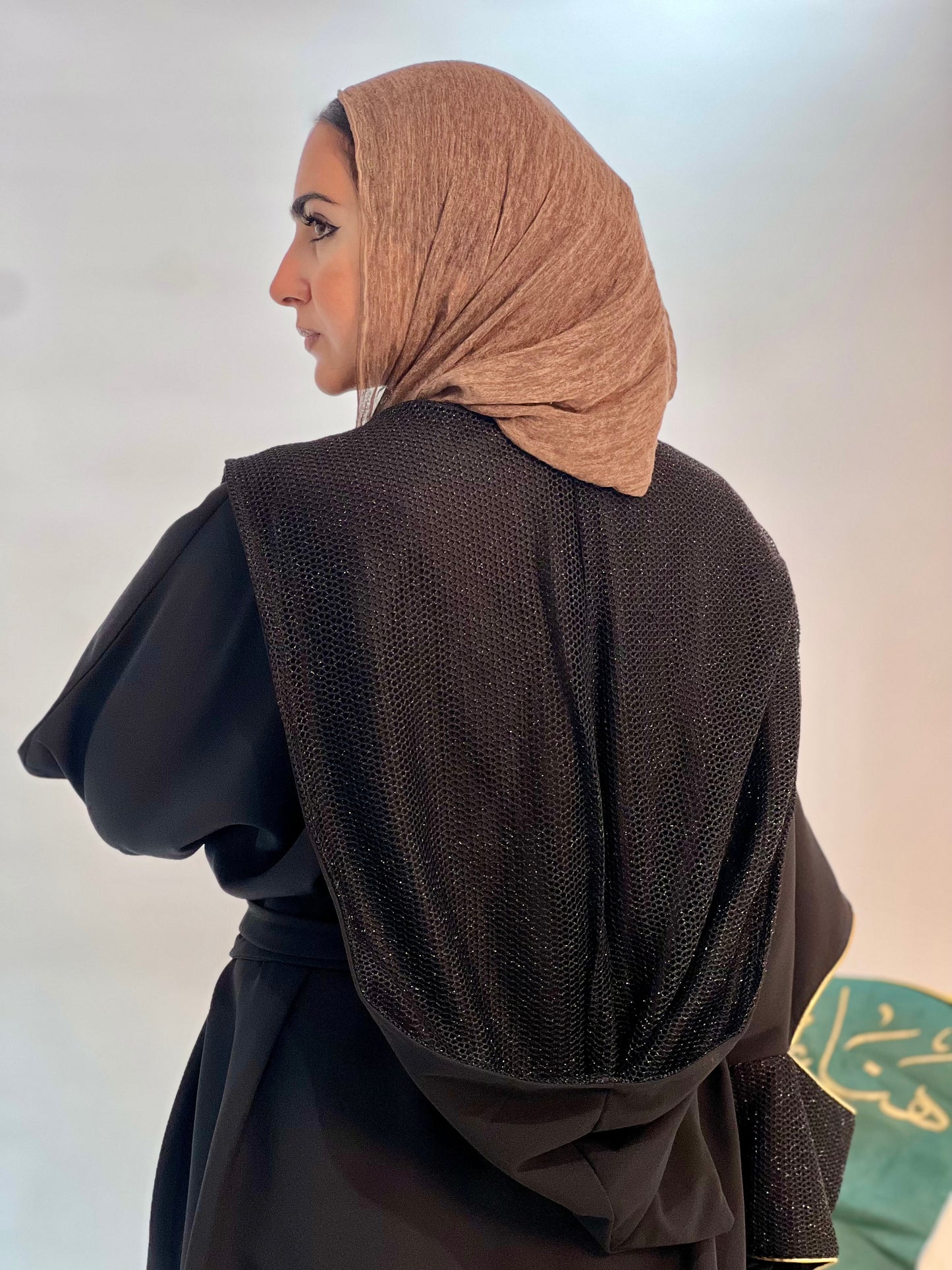 Pure Black Kaftan