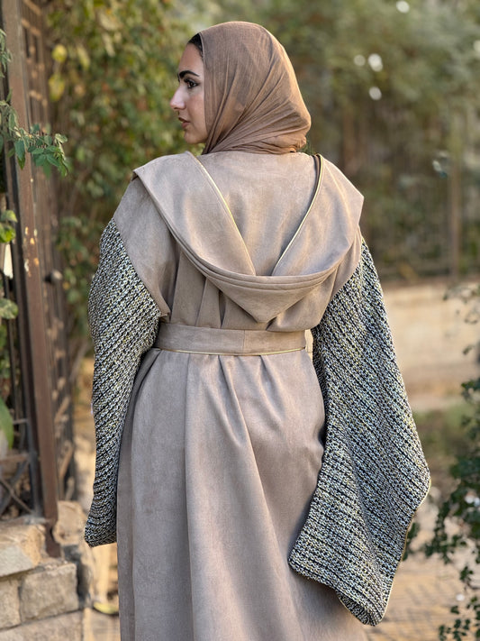 Mocha Shimmery kaftan