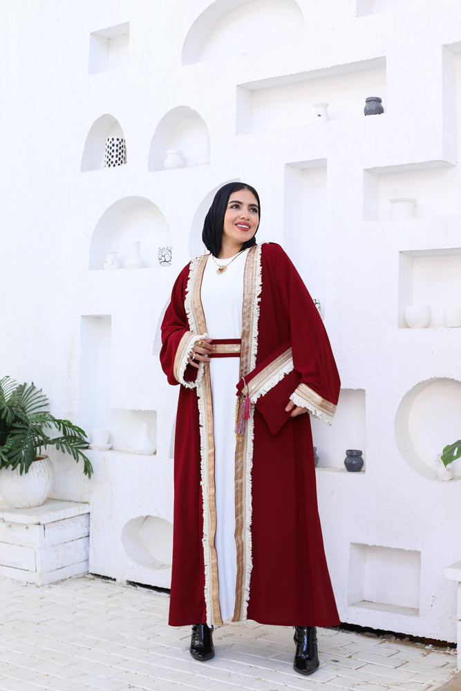 Royal Maroon Kaftan