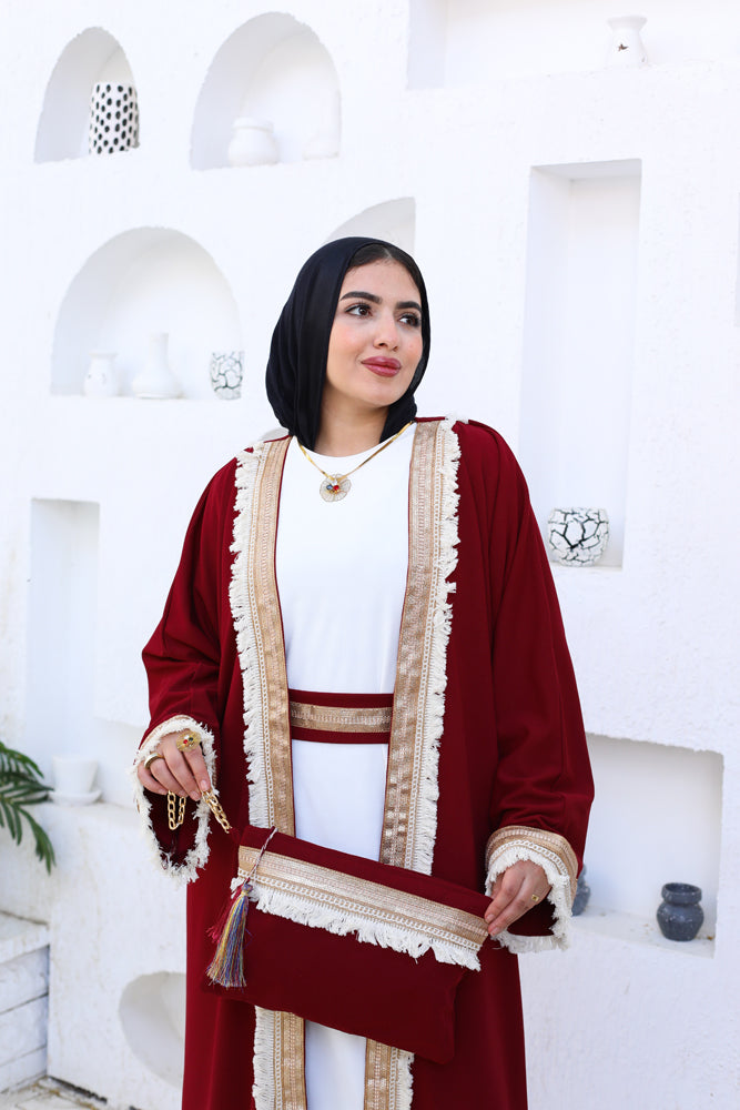 Royal Maroon Kaftan