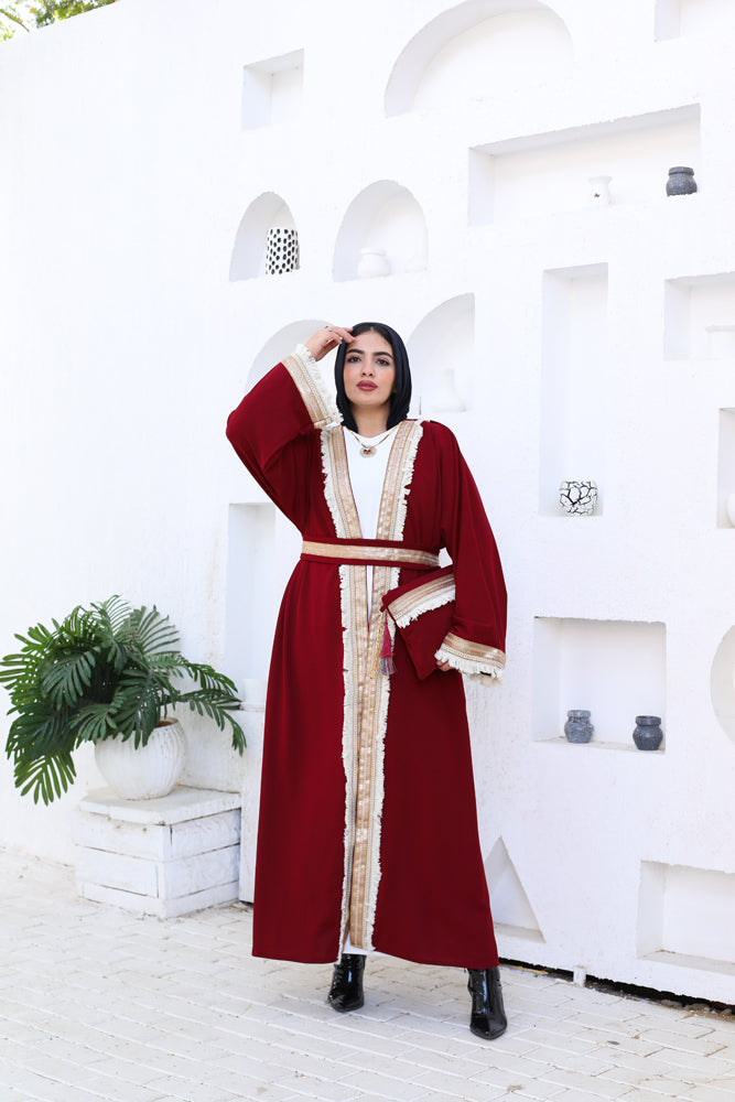 Royal Maroon Kaftan