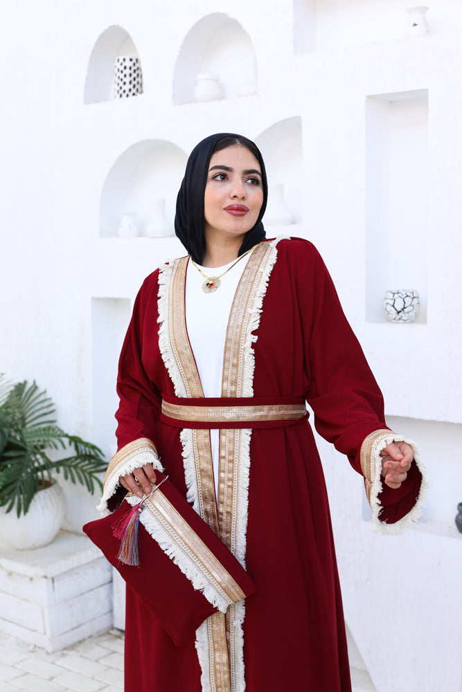 Royal Maroon Kaftan