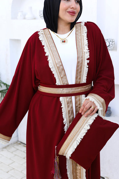 Royal Maroon Kaftan