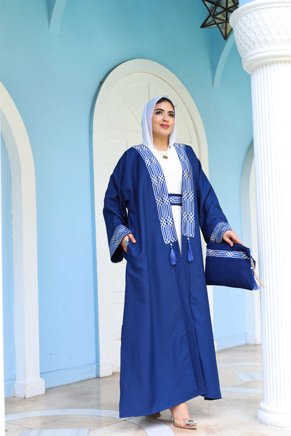 Islamic Chain Blue Kaftan