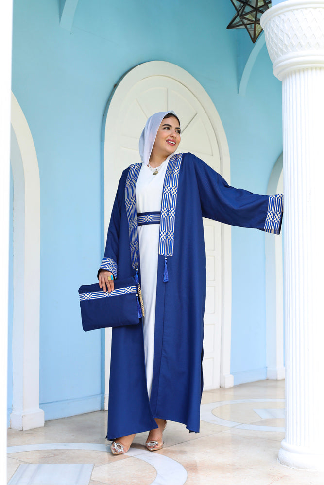 Islamic Chain Blue Kaftan