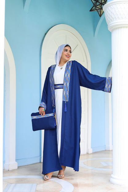 Islamic Chain Blue Kaftan