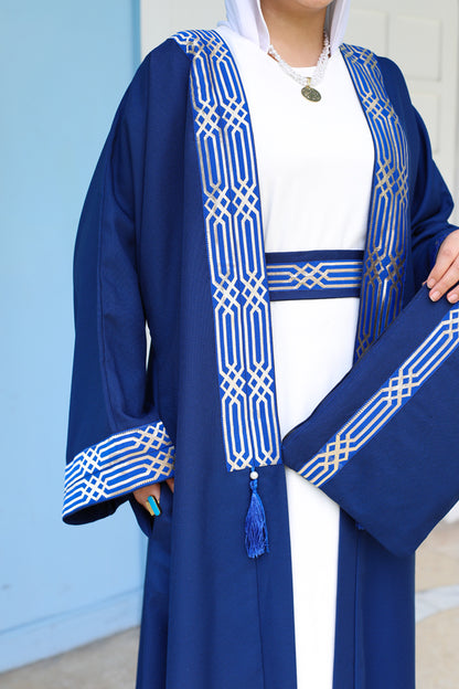 Islamic Chain Blue Kaftan