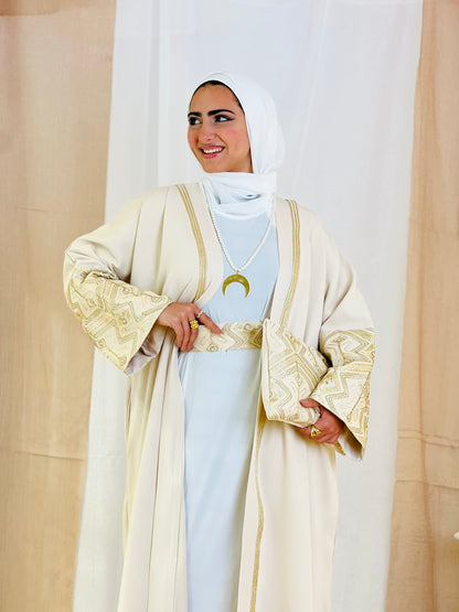 El Tarek Collection (Beige Gold kaftan)