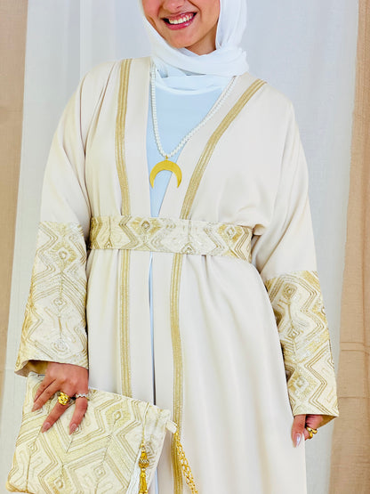 El Tarek Collection (Beige Gold kaftan)
