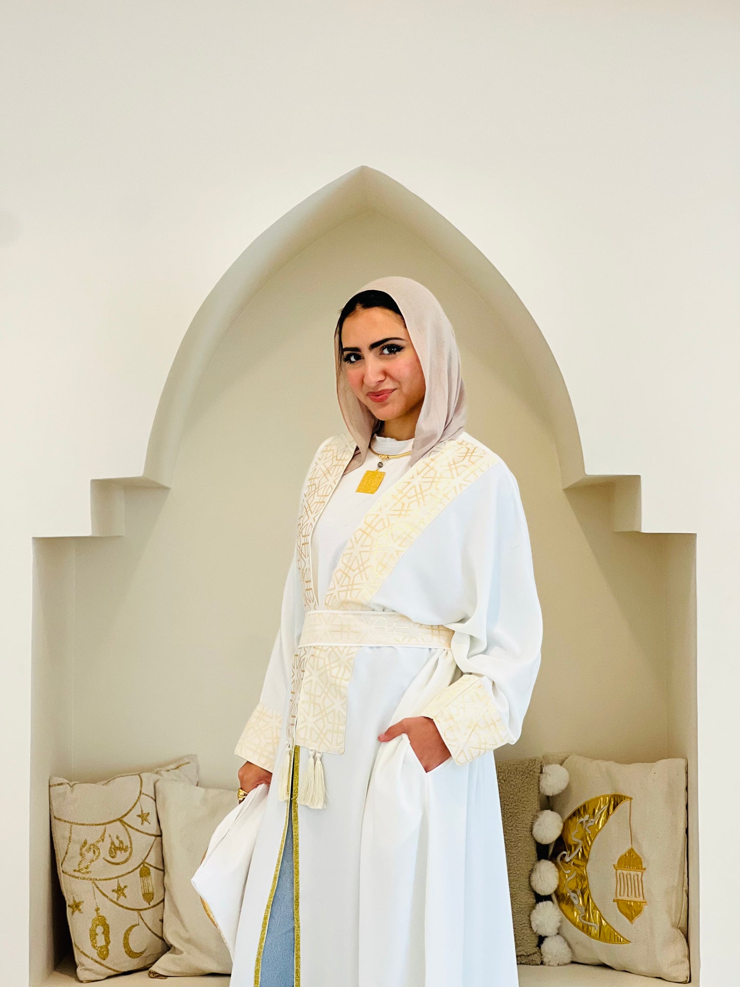 El Zahabi White Kaftan